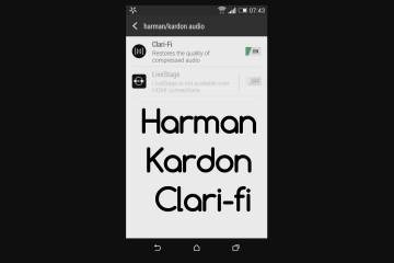 HTC One M8 Harman Kardon Clari-Fi Technology